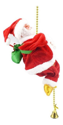 3 Piezas De Escalada De Papá Noel Con Luz Navideña Y Música