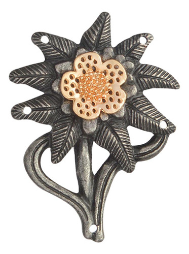 Moda Mujeres Hombres Edelweiss Flor Broche Insignia Insignia
