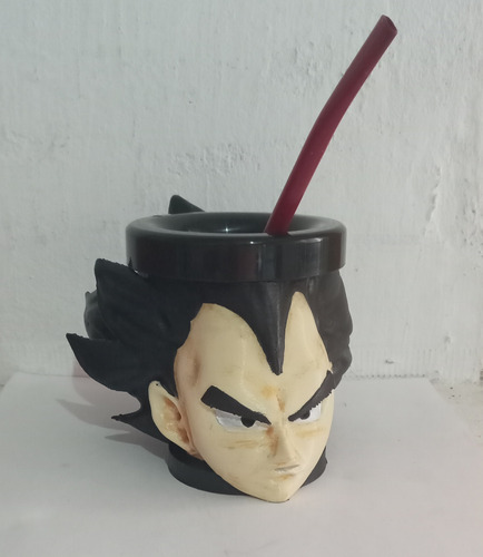 Mate Dragon Ball Vegeta Impreso 3d