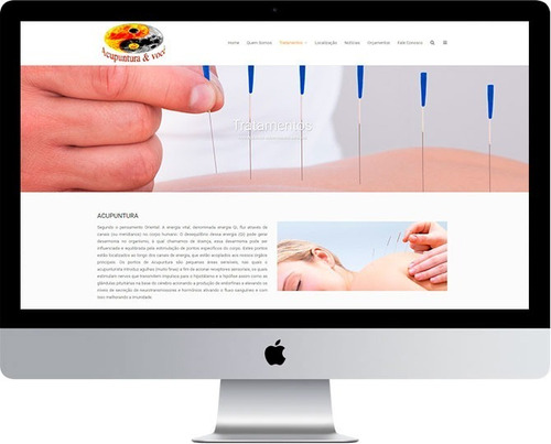Site Para Acupunturista, Site Acupuntura, Médico E Terapeuta