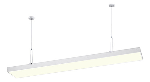 Luminaria Colgante Lineal Eco 48w Blanco 120cm Neutro