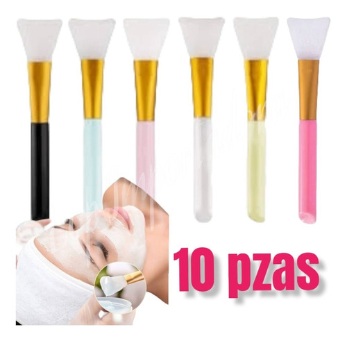 Brocha Aplicador De Silicona Para Mascarillas, 10 Piezas