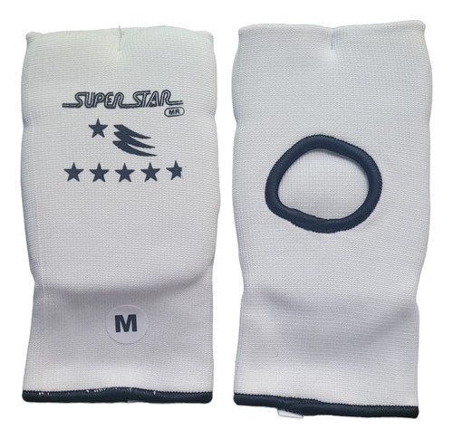 Guantillas De Artes Marciales Super Star Elasticada Blanco