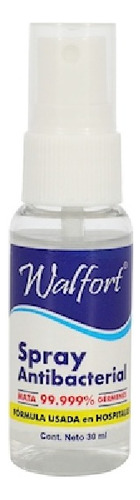 Desinfectante En Spray Walfort Antibacterial 30ml