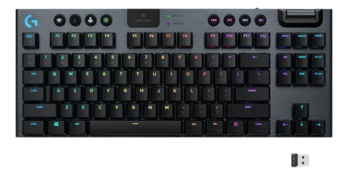 Teclado Mecánico Gaming Logitech G915 Tkl Inalámbrico Rgb