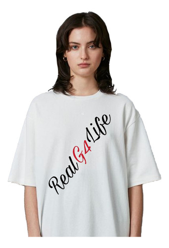 Remera Unisex Rgfl Rg4l Real G 4 Life Ñengo Flow Algodón
