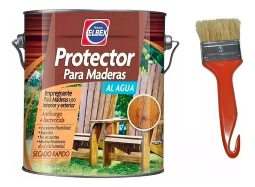 Protector De Maderas Al Agua Elbex 3.6 Lts. - Ferremundo