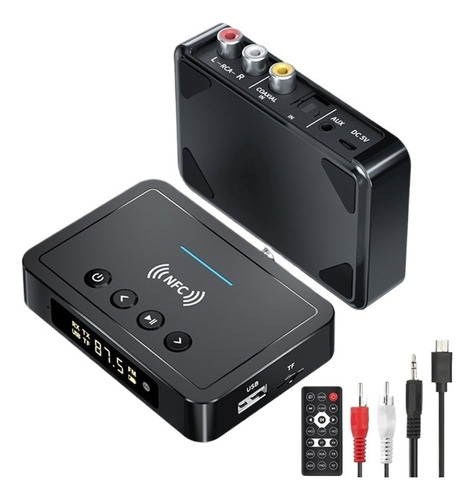 Aehoy Nfc Bluetooth5.0 Transmisor/receptor Audio Estéreo
