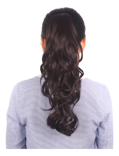 Pelucas De Pelo Natural Con Forma De Cola De Caballo Larga Y