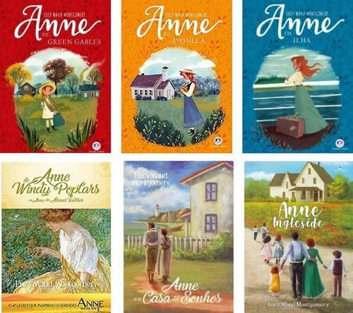 Série Completa Anne With Ann E Com 6 Livros