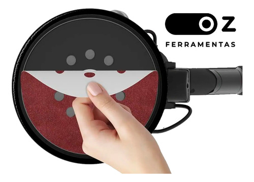 Lixadeira Parede Teto 750w C/led Com Lixas