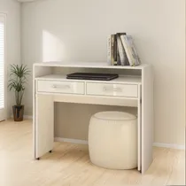 Comprar Escritorio Extensible Nórdico Emilia Blanco 2 Cajones R&r
