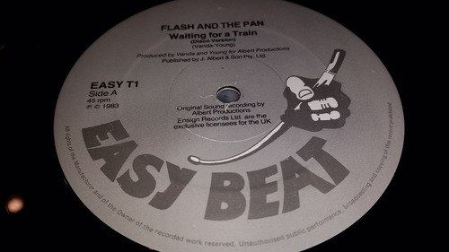 Flash And The Pan Waiting For A Train Vinilo Maxi Uk 1983