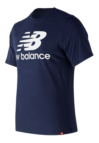 Imagen 1 de 3 de Remera New Balance Hombre Essentials Logo 65083