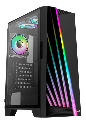 Imagen 1 de 10 de Gabinete Gamer Aerocool Mirage Black