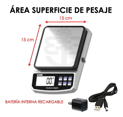 Gramera Moon 5kg / 0,5g Tek Máxima Precisión Nuevo Modelo