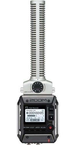 Imagem 1 de 10 de Gravador De Campo Zoom F1-sp Field Com Microfone Shotgun