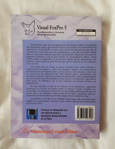 Visual Foxpro 5. Fundamentos Y Técnicas De Programación