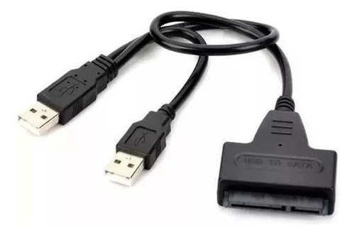 Cabo Conversor Sata Adaptador Usb 2.0 Kp-hd015 Cor Preto