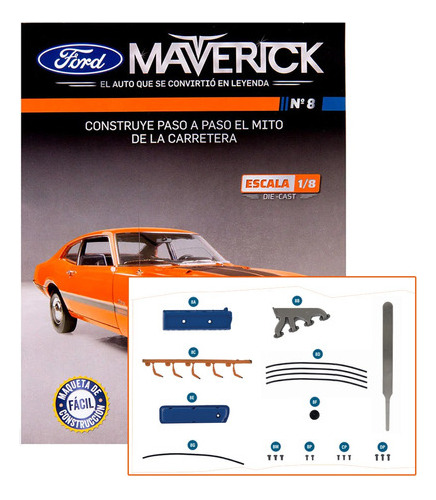 Ford Maverick Para Armar Escala 1/8 Salvat - Entrega N° 8 