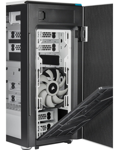 Imagen 10 de 10 de Gabinete Gamer Corsair Carbide 678c Tg Atx White +3 Fan140mm