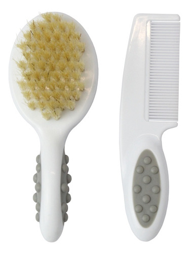 Kit Higiene Com Escova Pente Infantil Clingo