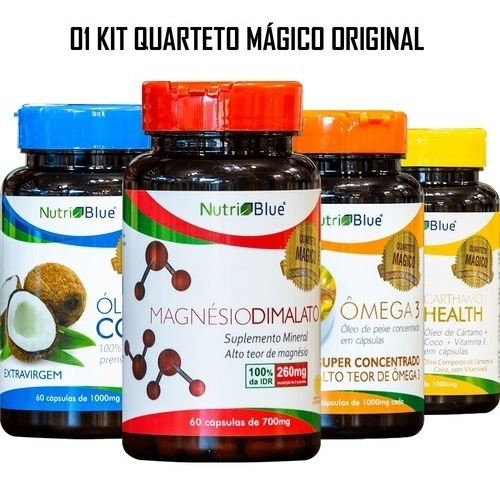 Nutracêuticos Quarteto Mágico Nutriblue