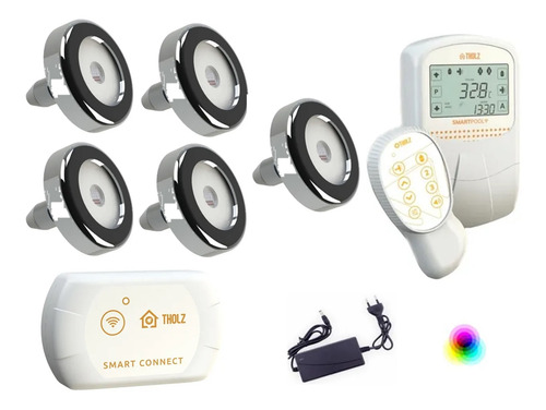 Smart Pool 3x1 Smart Connect E 5 Led Rgb Tholz Inox 18w