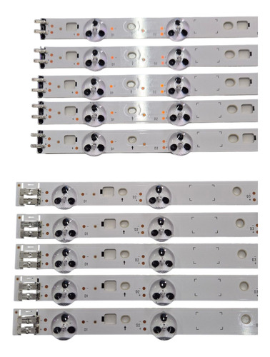Kit Tiras Led Compatibles Con: Un40eh6030_ (10pzs 6l Nuevo)