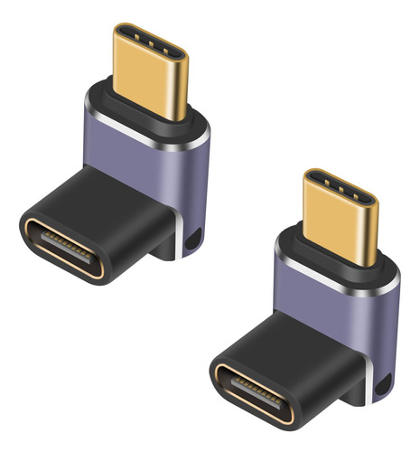 Poyiccot Adaptador Usb C De 90 Grados De 240 W, Adaptador Us