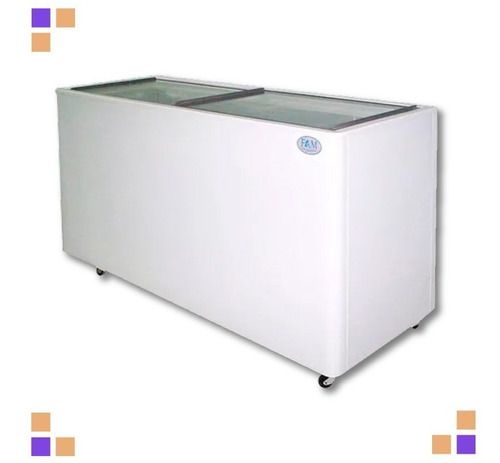 Freezer Conservadora De Helados Fam 22 Baldes Tapa Cristal