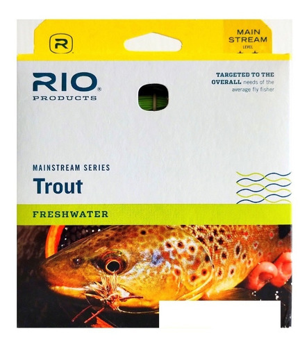 Línea De Pesca Con Mosca Rio Mainstream Trout F/s 12´ Sink 3