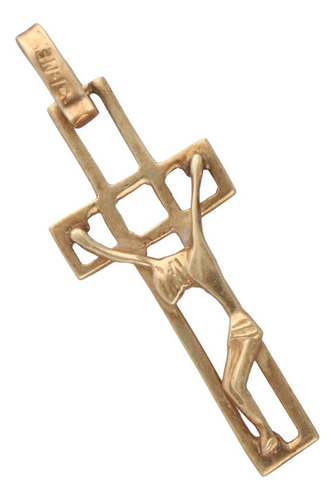 Dije De Cruz De 14k Oro Amarillo, 2 Gramos