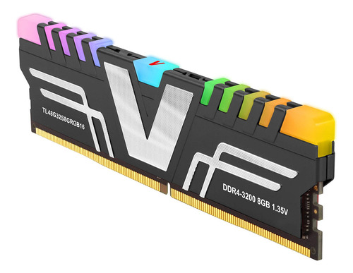 V-color Prism Ddr4 8gb 8gbxmhz Pccl16 Rgb Gaming Desktop