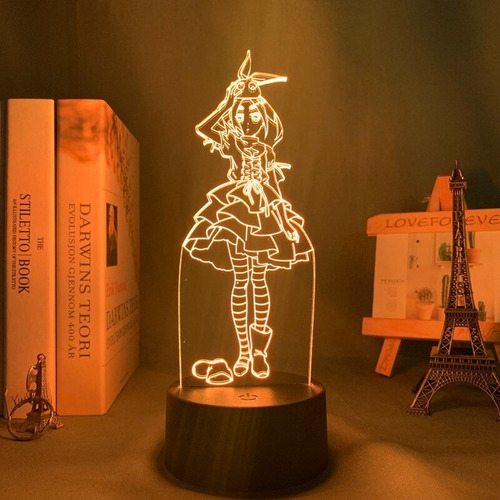 Anime 3d Luz De Noche Led Bakemonogatari Yotsugi Ononoki