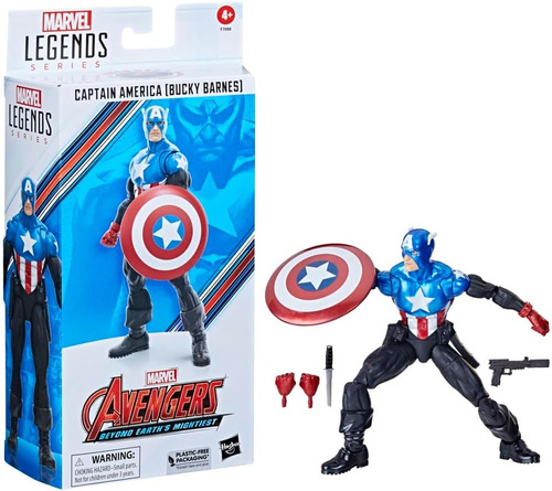Figura Hasbro Captain America Bucky Barns Exclusivo