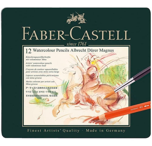 Set 12 Lápices Acuarela Faber-castell Albrecht Durer Magnus