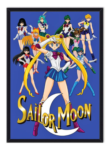 Cuadro Enmarcado - Póster Cómic Sailor Moon