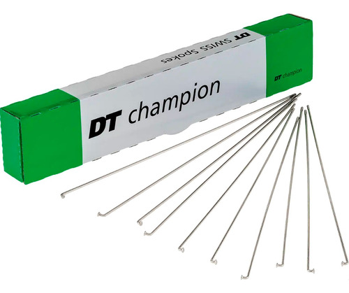 Rayos Dt Swiss Champion 2 Mm Sin Niples 265 X 72 U.