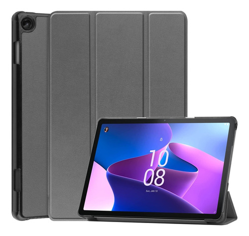 Funda Gris De Color Puro Para Lenovo Tab M10 (3.ª Generación