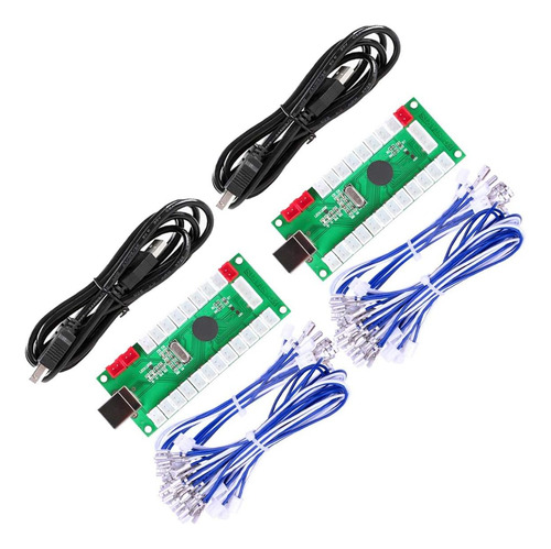 Por Ejemplo, Arcade 2 Player Zero Delay Usb A De Codificador
