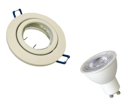 Pack X10 Spot Embutir Candil Werner C/ Dicro Led 7w Gu10   