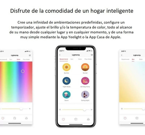 Imagen 4 de 6 de Yeelight Lightstrip Extension Homekit, Alexa & Google Home
