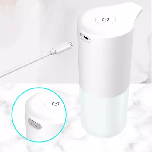 Dispensador de jabón automático de 14.5 fl oz con espuma inteligente y  jabón de manos de gel, dispensador de jabón sin contacto, bomba de jabón