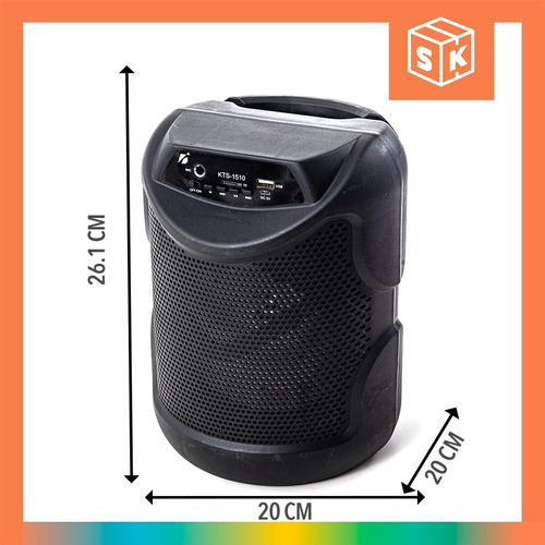 Imagen 4 de 10 de Parlante Bt Inalámbrico Luces Rgb Karaoke Microfono Control