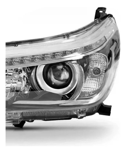 Par Farol Toyota Hilux Pick-up 16 17 18 19 2020 Com Led Depo