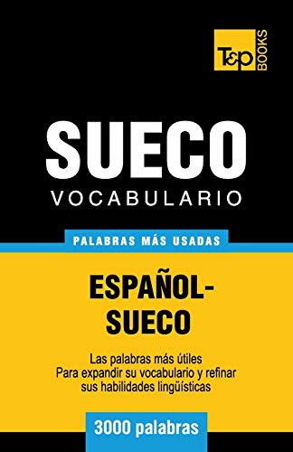 Vocabulario Espanol-sueco - 3000 Palabras Mas Usadas