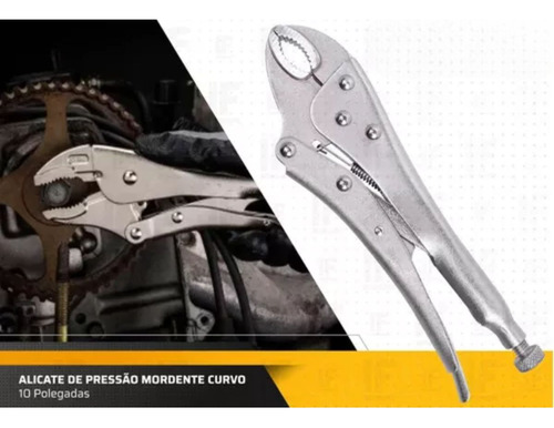 Alicate Pressão Boca Curva Multifunção 10 Polegadas 250mm