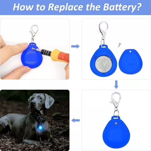 Mascota Perro Led Lámpara De Luz Etiqueta Led Collar De Perro Luz