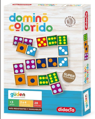 Dominó Colorido - Juego De Mesa - Didacta - Vamos A Jugar